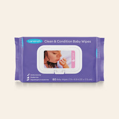 Lansinoh Clean and Condition Baby Wipe Pack Hypoallergenic